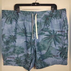 J Crew Shorts Tropical Beach Vacay Drawstring Shorts